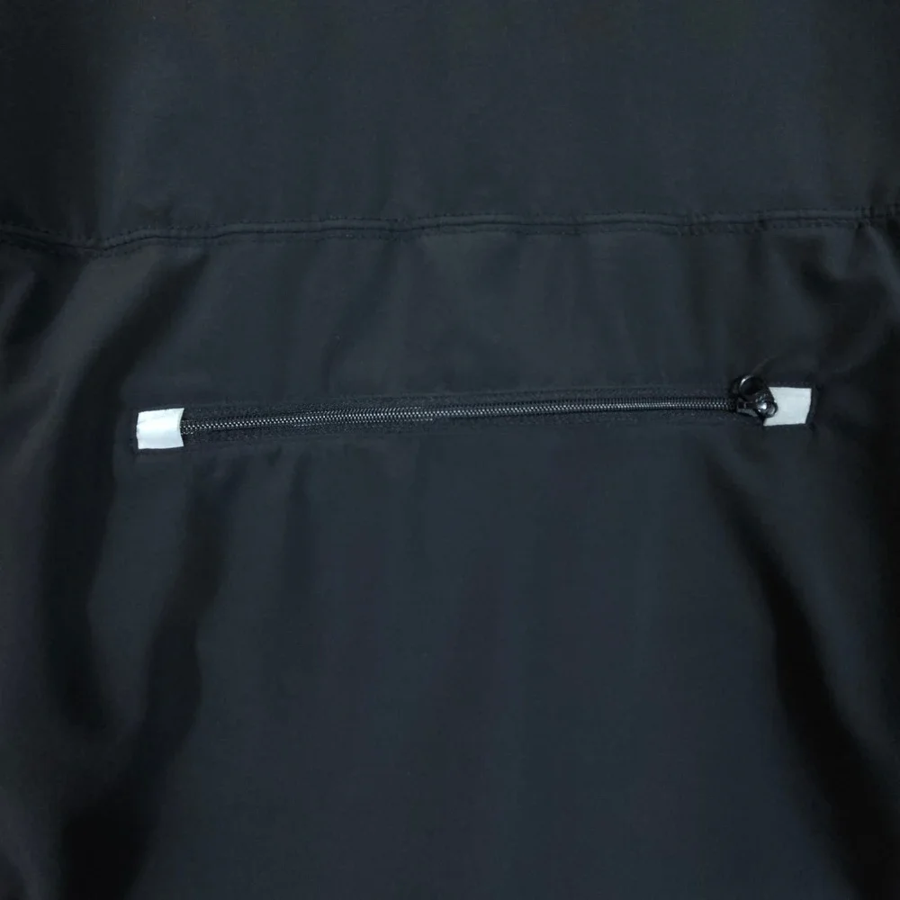 Nike Livestrong Quarter Zip Pullover Mens Small Black Yellow NikeFit Cycling